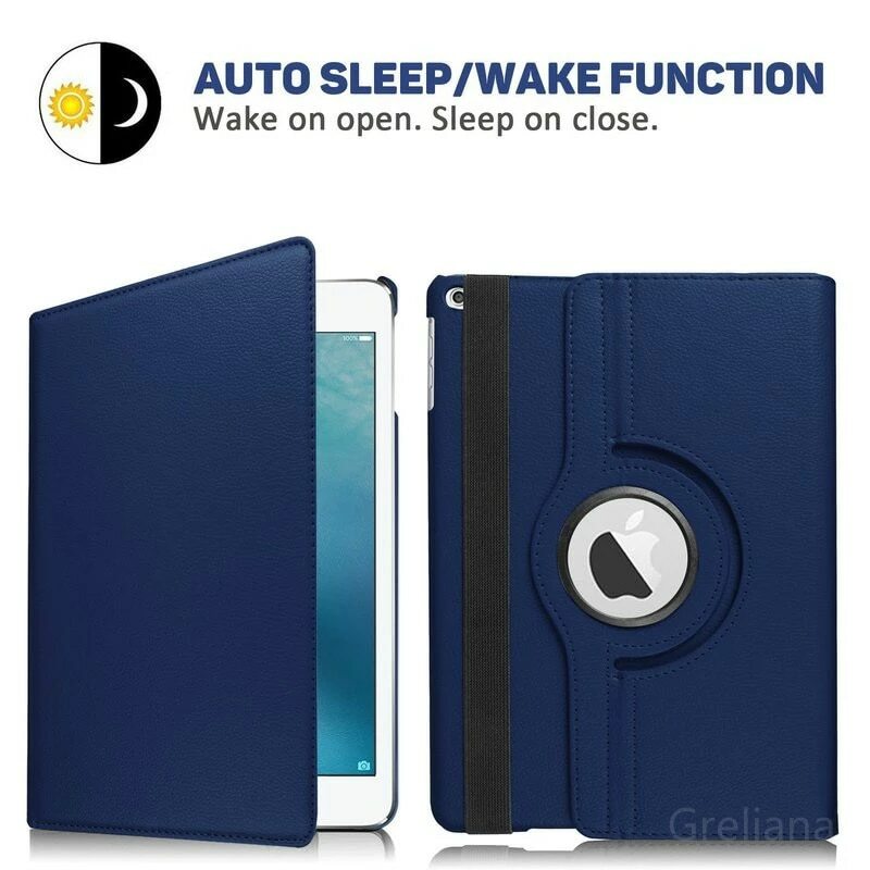 For 2021 iPad 9th Generation 10.2 inch 360 Rotating Stand Smart Case Cover