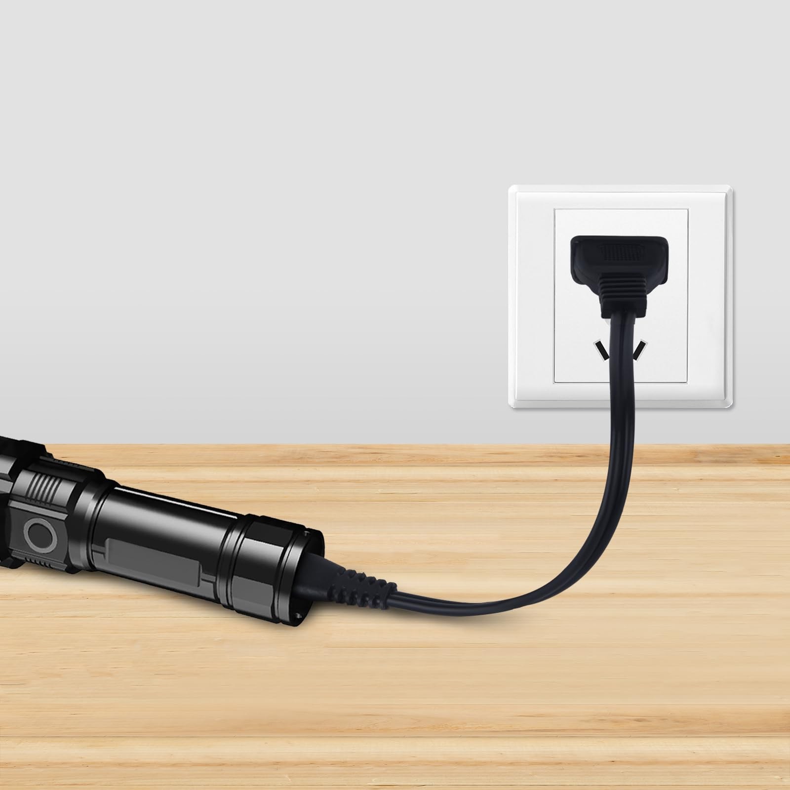 Universal Device Power Charger Cable Cord Two Hole Pins Connector 8.45″ Durable