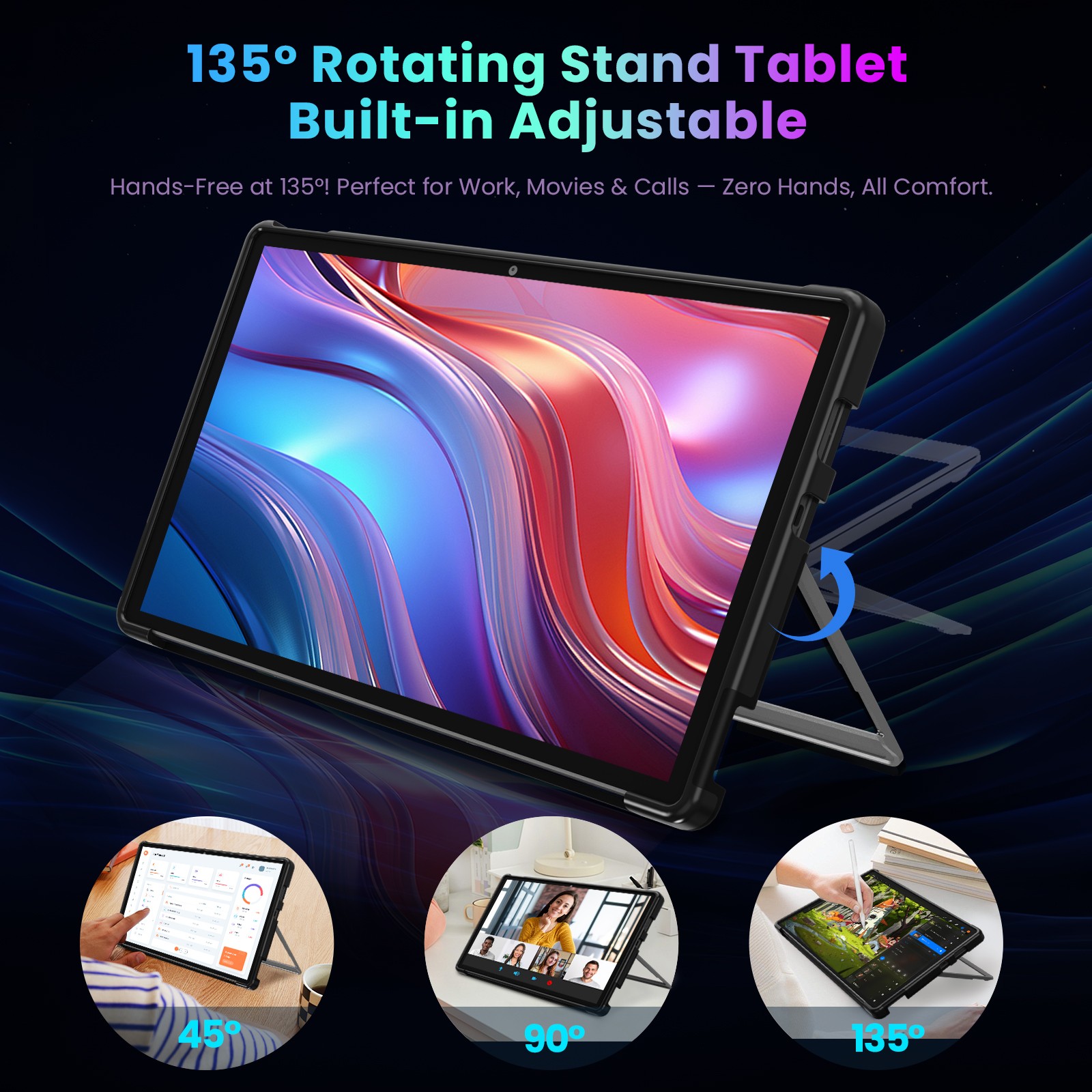 NEW Jumper 15.4″ Tablet with Keyboard Android 15 10000mAh 8GB RAM 256GB ROM