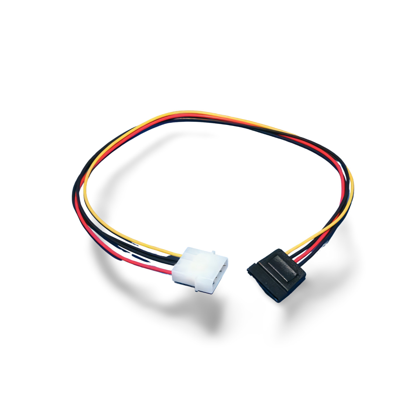 1.50ft SATA Power Cable Connector 4 Pin Molex to 15 Pin – Multi