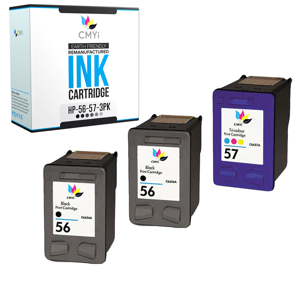 Black Color Ink for HP 56 and HP 57 Cartridges 56 and 57