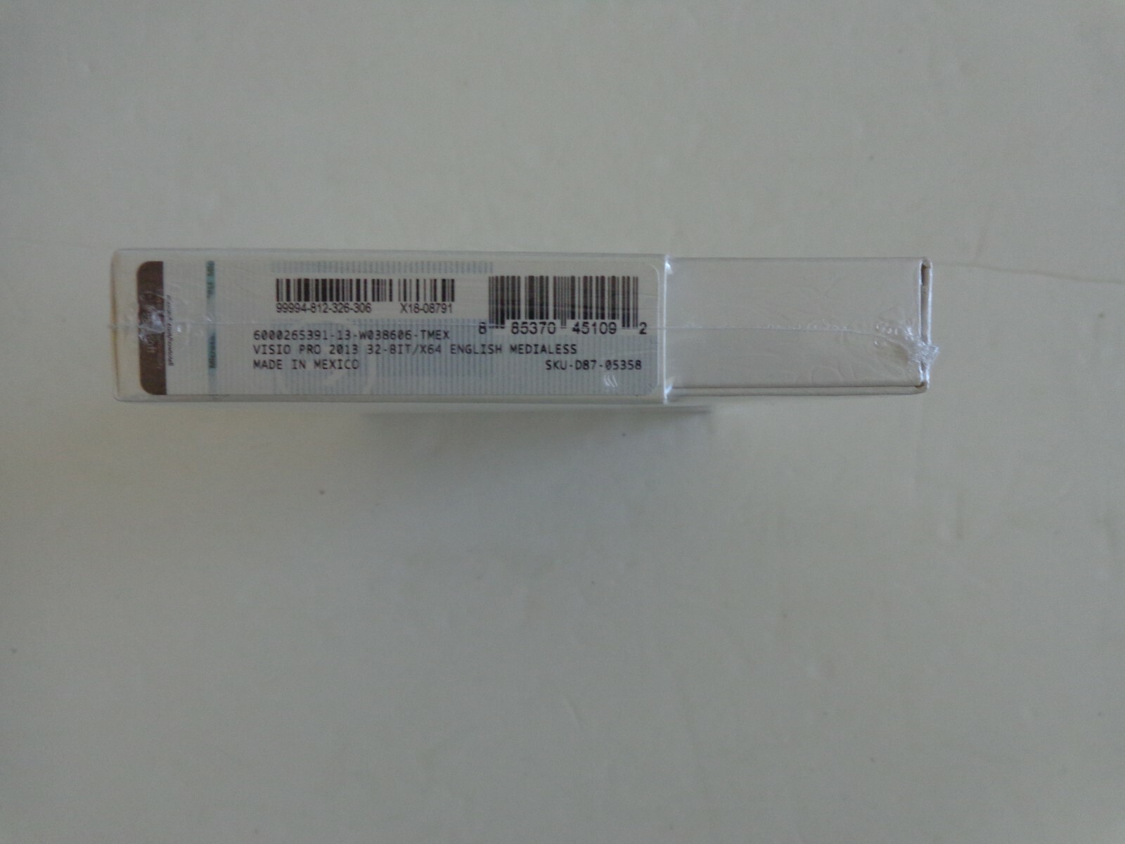 Microsoft Visio Professional 2013, SKU D87-05358, Sealed Box, Product key card