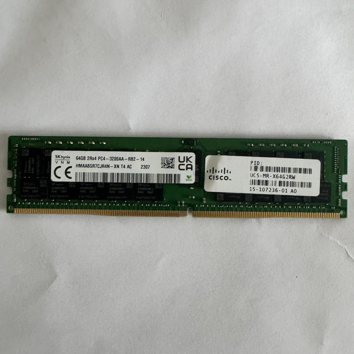 Cisco UCS-MR-X64G2RW 64GB DDR4 ECC Registered RDIMM PC4-3200AA