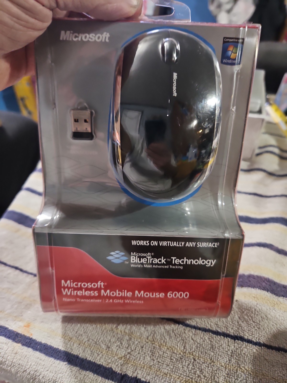 Microsoft Wireless Mobile Mouse 6000 w/BlueTrack 1383 1384 NEW/SEALED