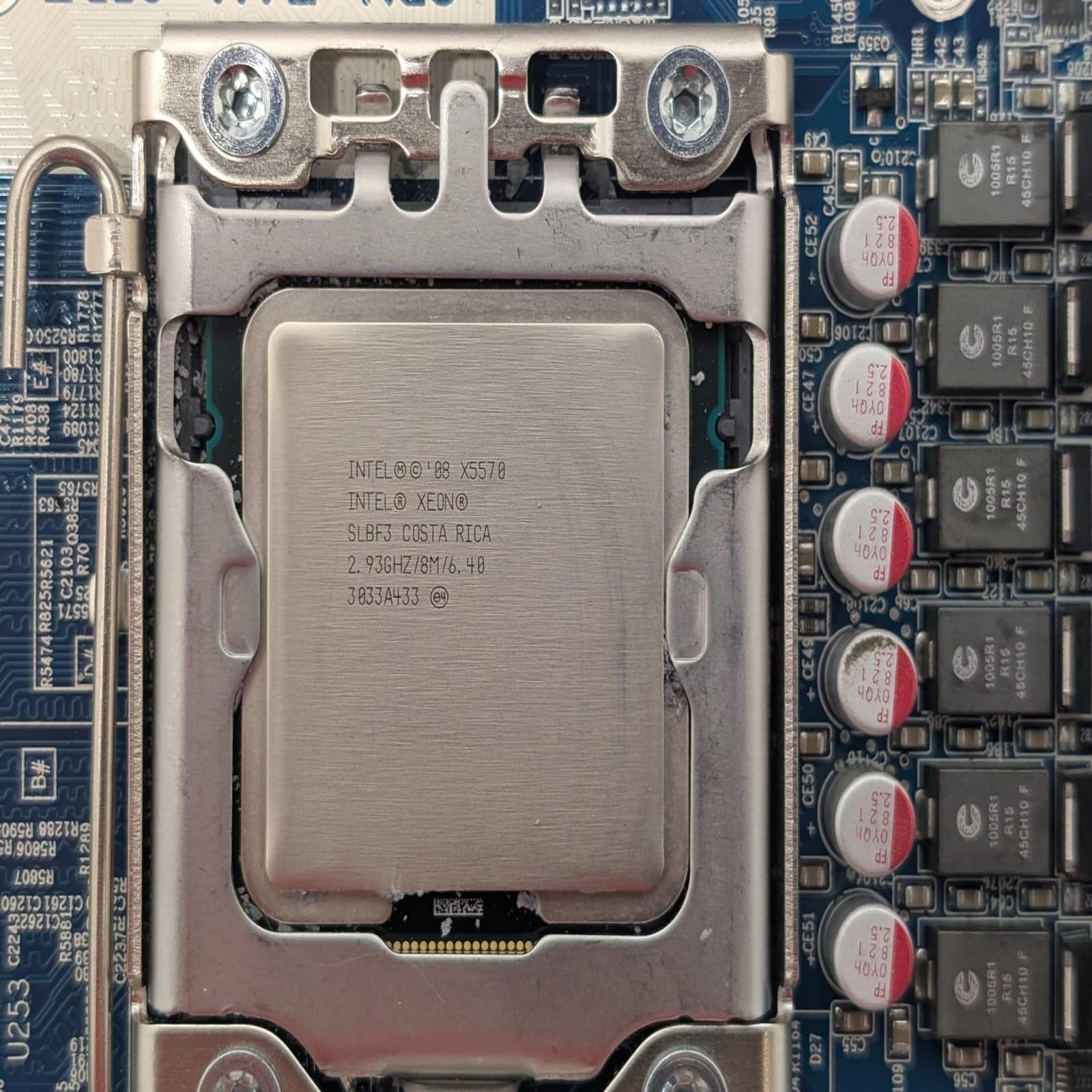 HP Z800 Worstation LGA 1366 Motherboard 460838-003 W/Heatsink & XEON X5570 SLBF3