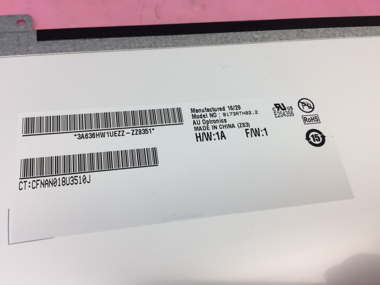 Acer Aspire A517-51 17.3″ LCD Screen HD+ 1600×900 Display B173RTN02.2 Grade A