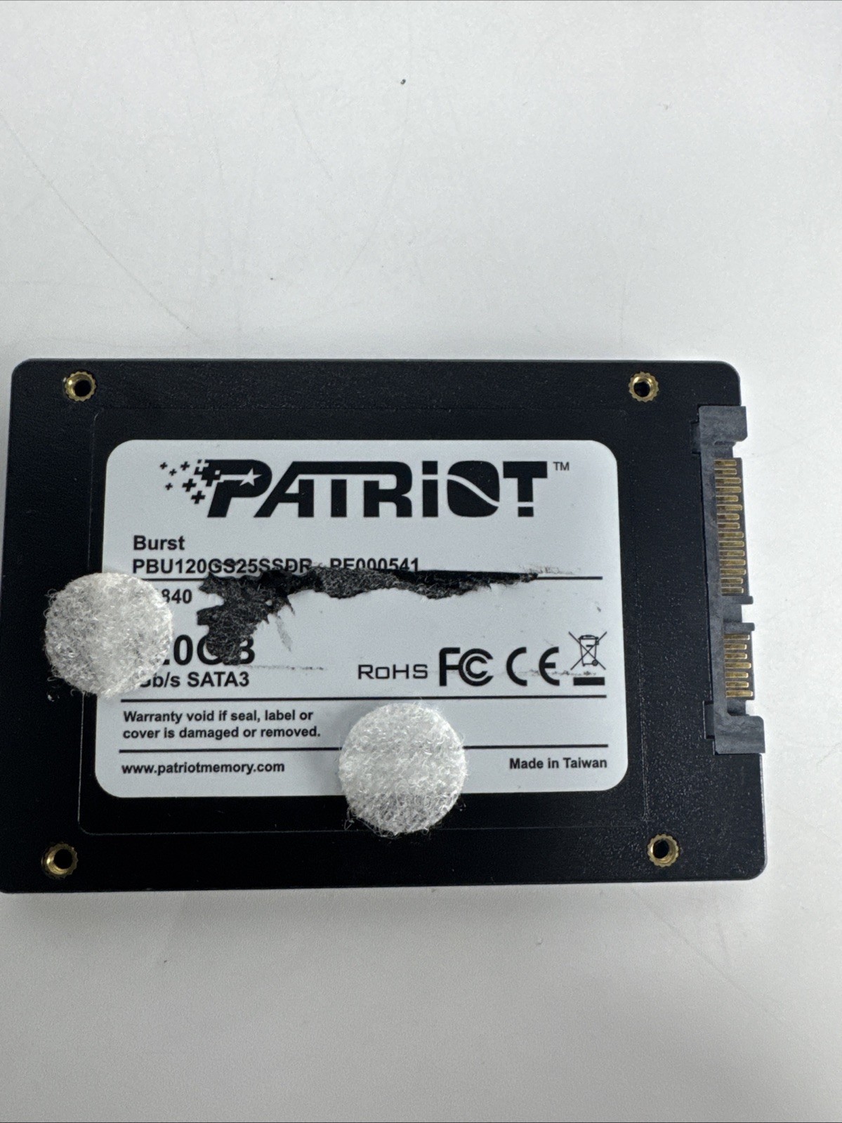 Patriot Burst PBU120GS25SSDR 120 GB SATA III 2.5 in Solid State Drive