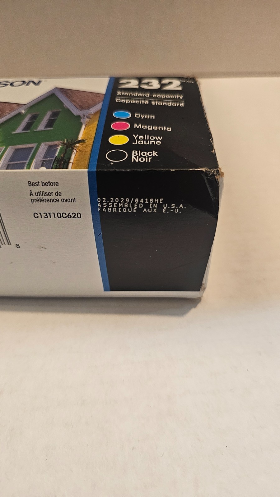 Epson 232 Color Ink Cartridges C/M/Y/K Exp 02/2029 *DESCRIPTION*