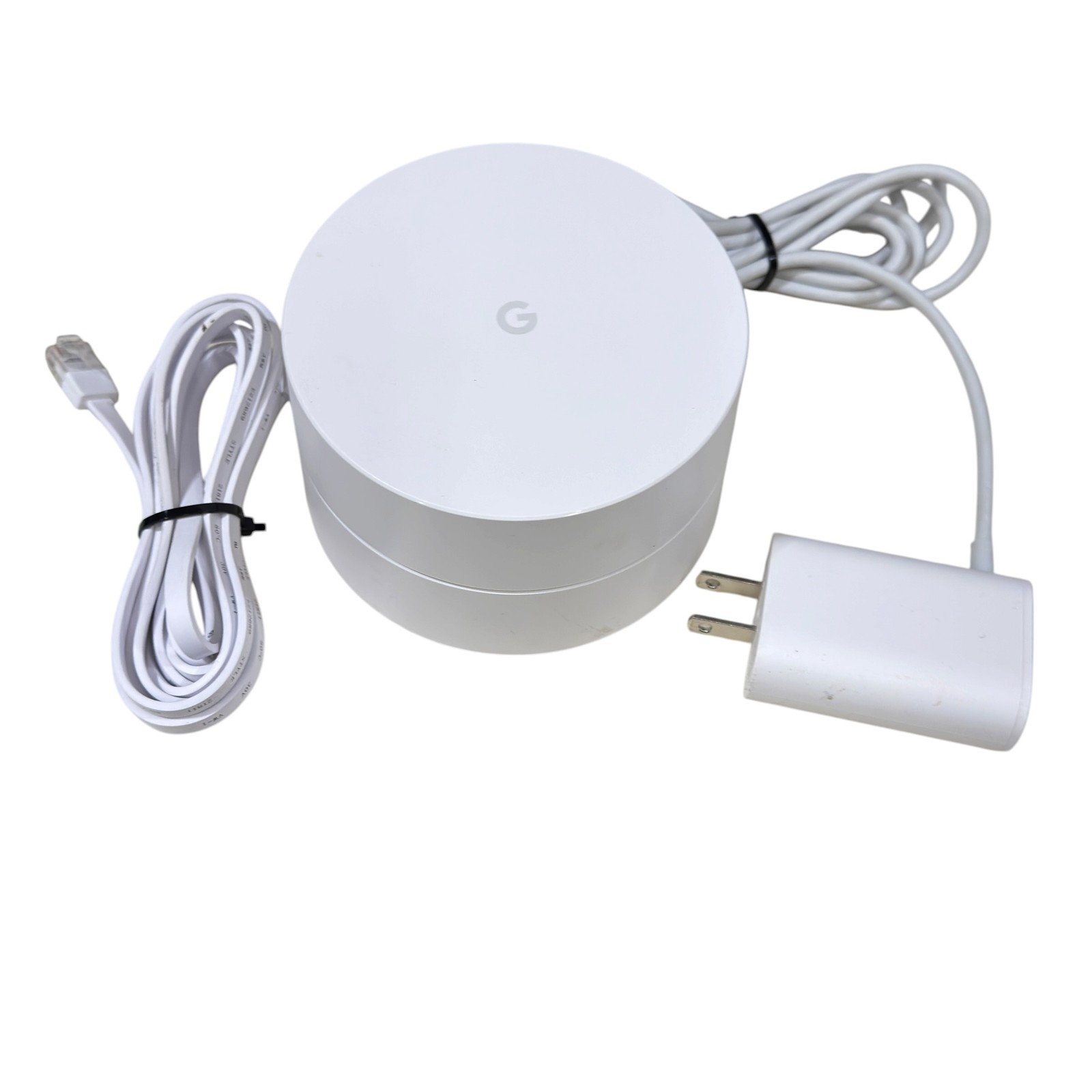 Google Wifi AC1304 Mesh Wi-Fi Router Home Networking System White (Single Unit)