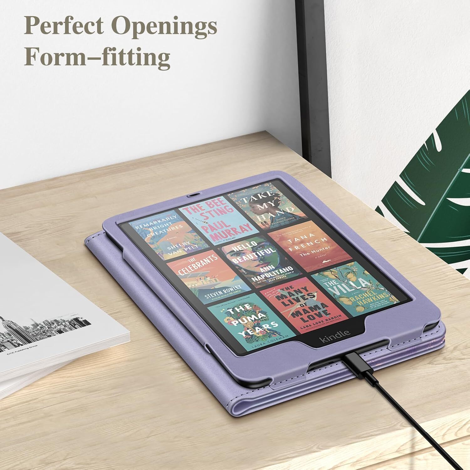 Case for 7″/6.8″ Kindle Paperwhite(12th/11th Gen-2024/2021) Foldable Stand Cover