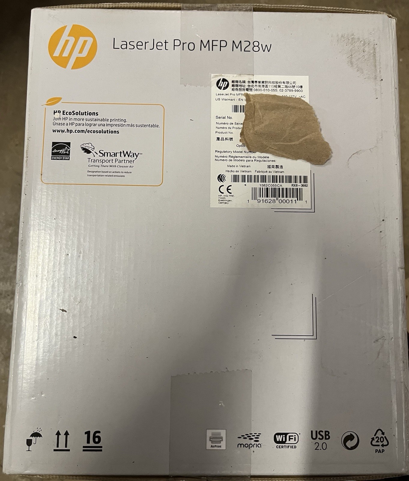 HP LaserJet Pro MFP M28w W2G55A All-in-One Printer Brand New & Factory Sealed