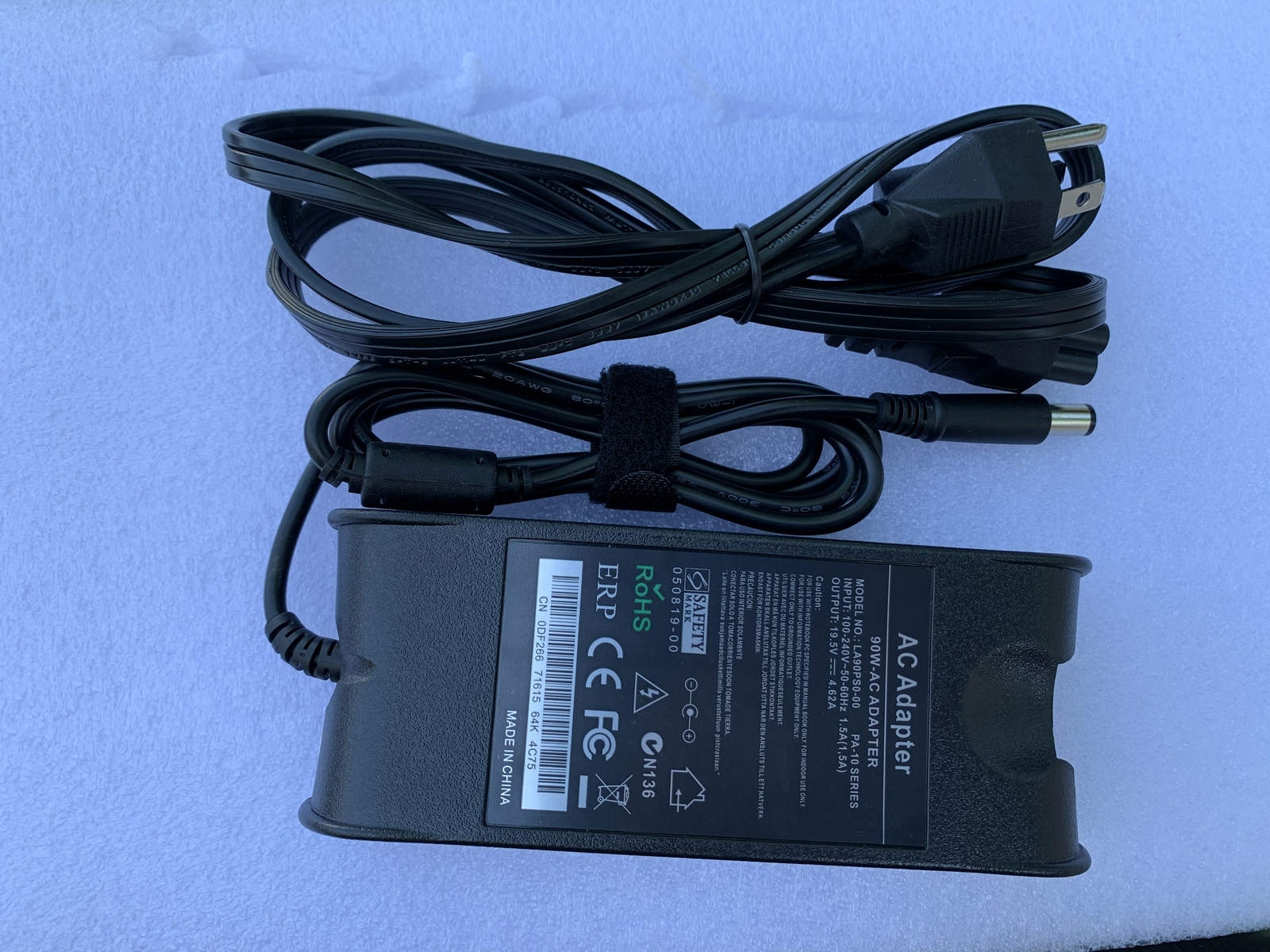 New 19.5V 4.62A 90W Power Adapter For DELL Vostro Latitude Inspiron Precision