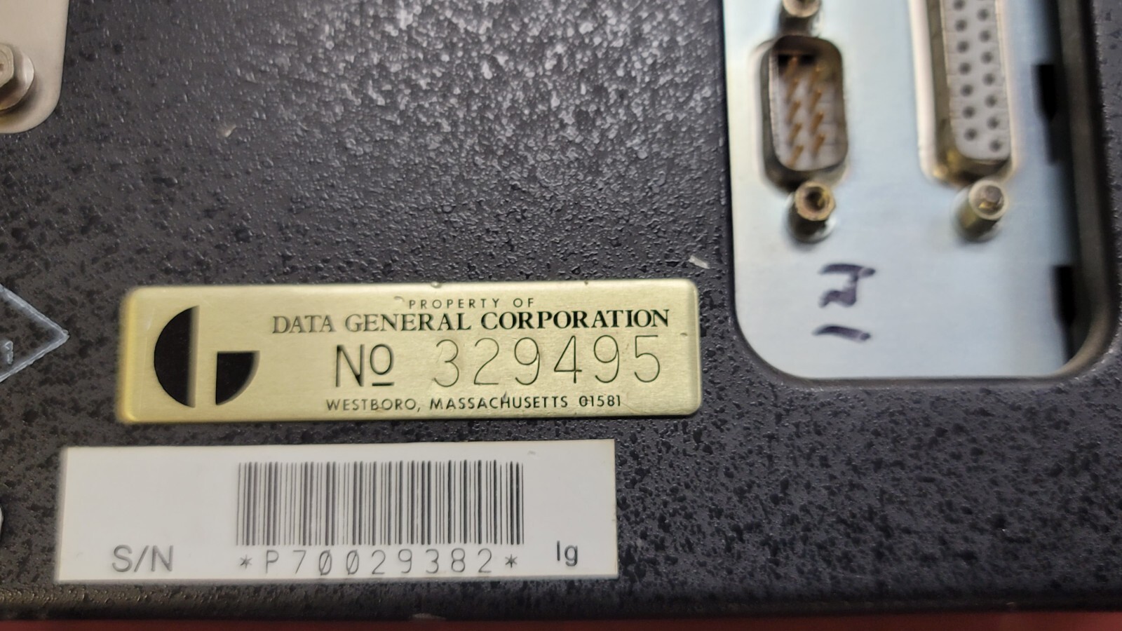 Rare Intel Data General 302 PC Personal Computer Vintage 80386DX 8MB for parts