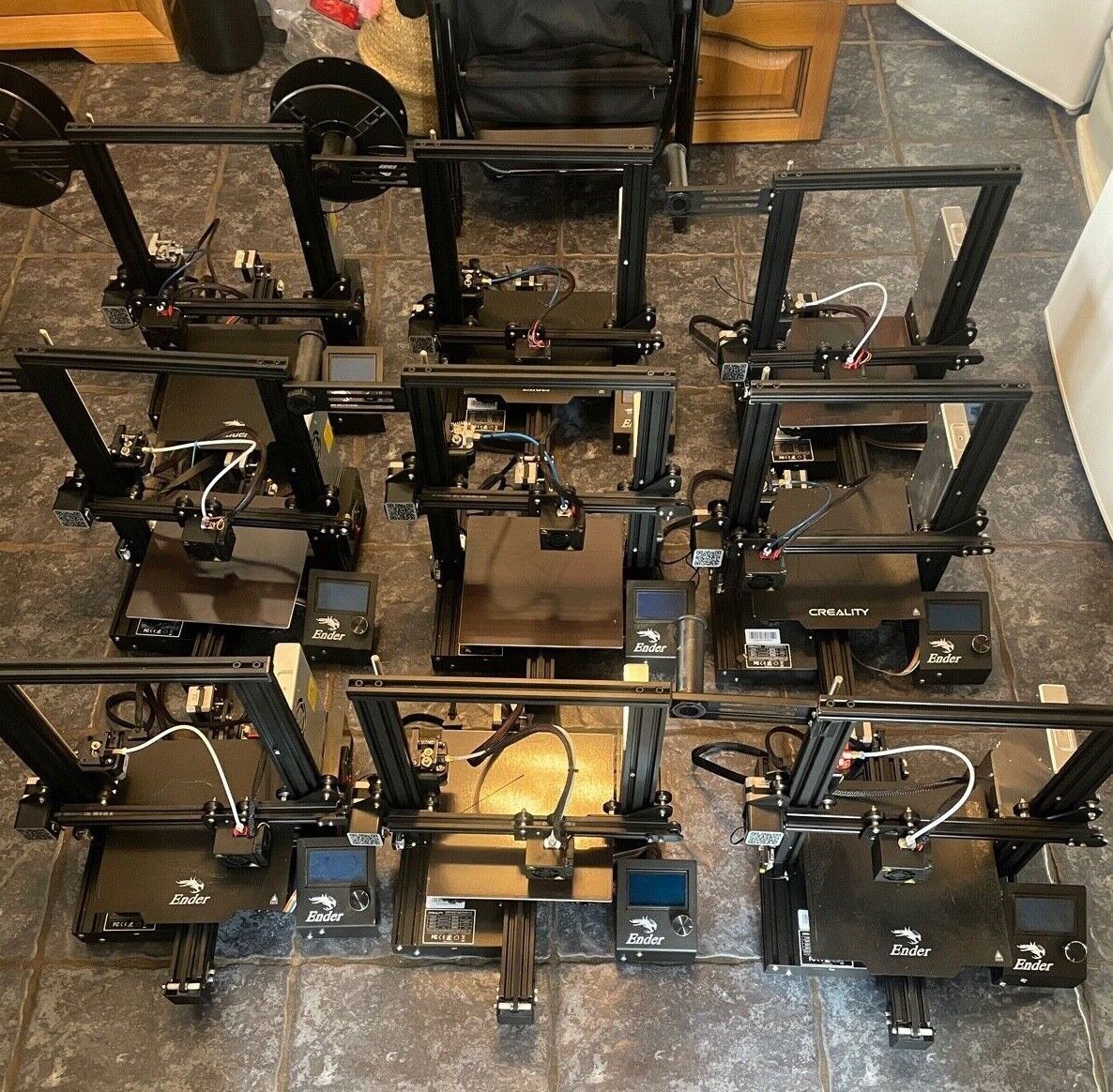 Unrepaired Creality Ender 3 3D Printer Fully Open Source 48H UPS Ship US Stock