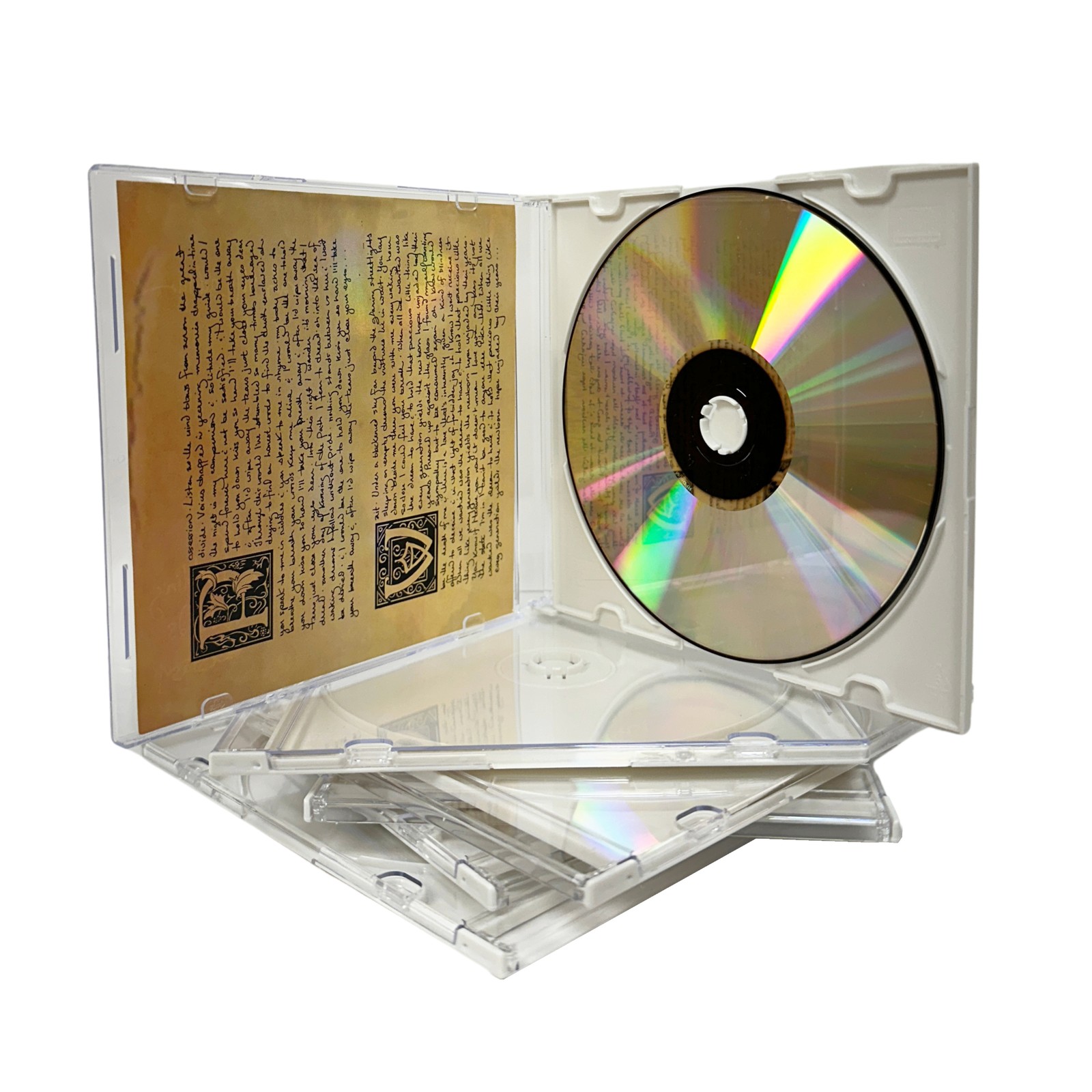 SLIM WHITE Color CD Jewel Cases Lot