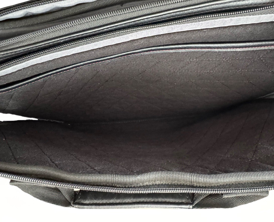 Dell Briefcase Synthetic Leather Laptop Bag, Multi-compartment Organizer