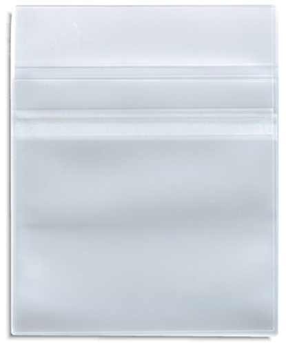 1000-Pak CLEAR PLASTIC POLY (CPP) CD Sleeves, With Resealable Flap