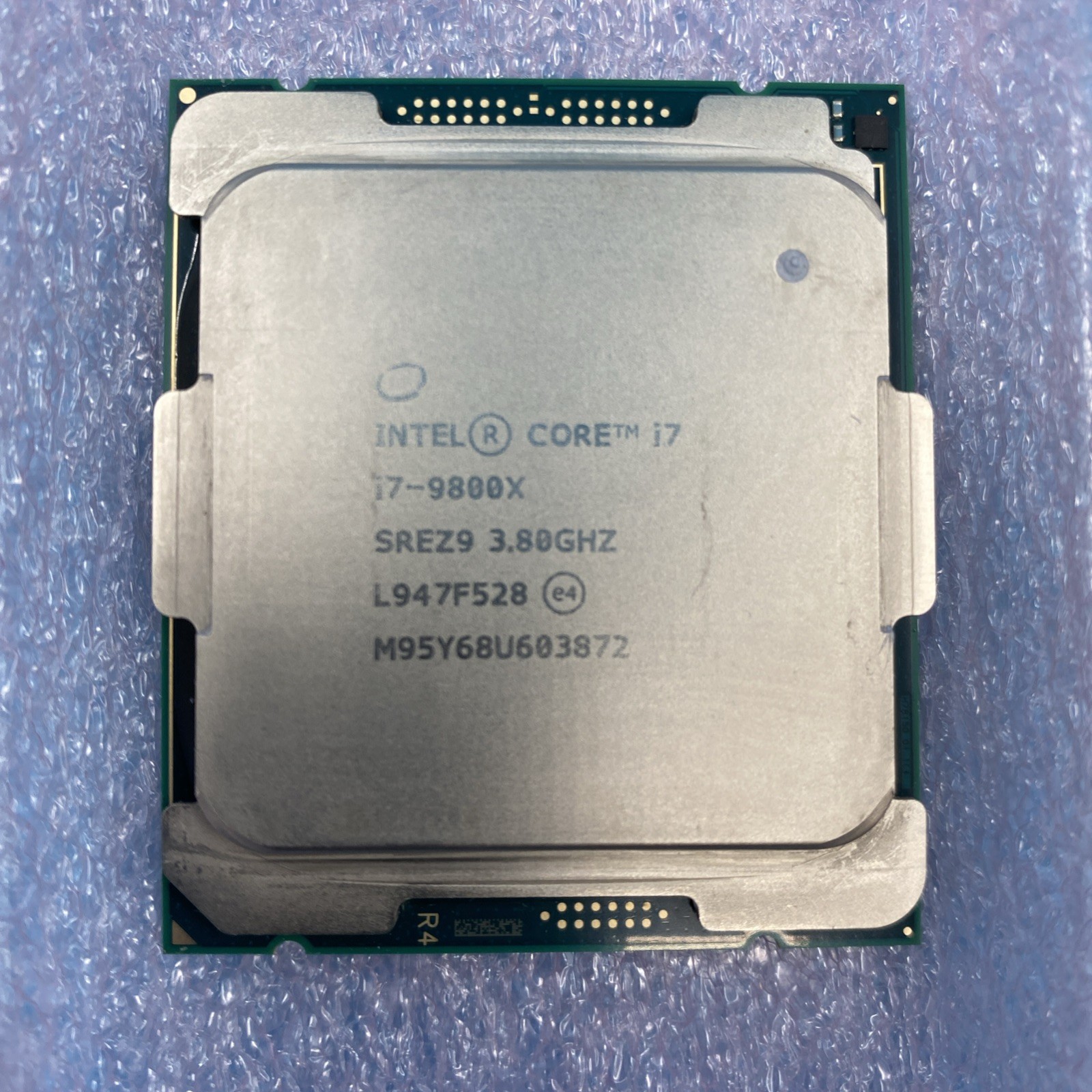 (LOT OF 4) Intel Core i7-9800X CPU 3.80GHz LGA2066 Processor (SREZ9)