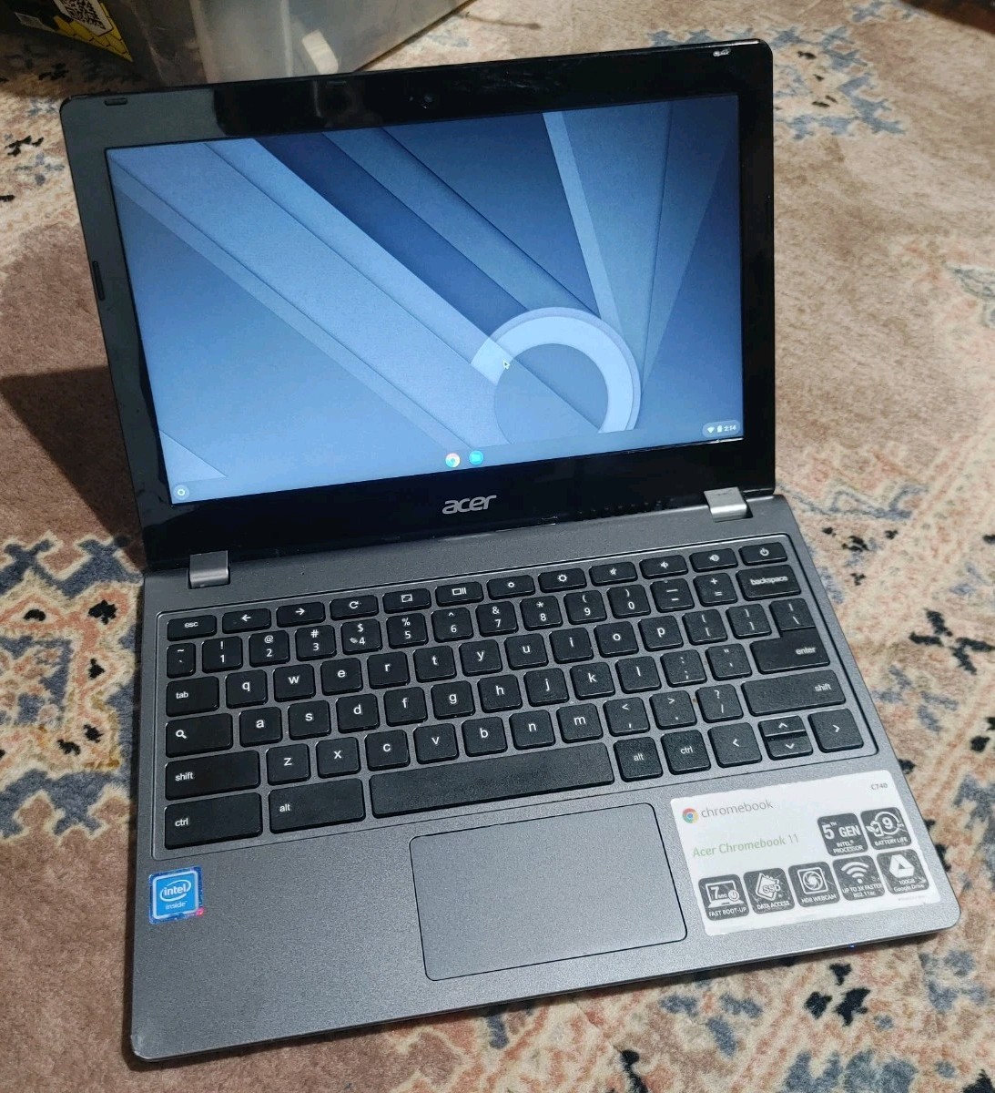 Acer Chromebook C740 11.6in 1366×768 Intel Celeron 4GB 16GB SSD Chrome OS