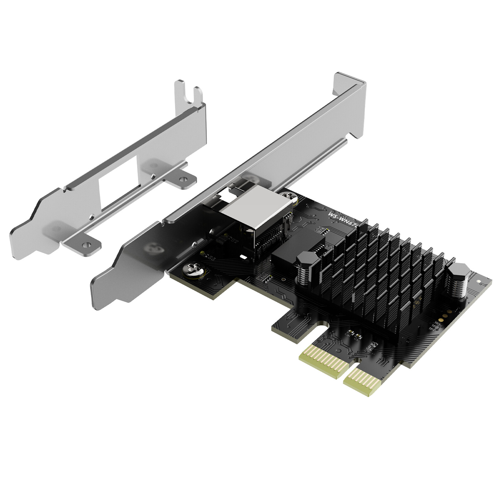 2500/1000/100Mbps 2.5G Base-T PCIe Network Card PCI Express Ethernet Adapter