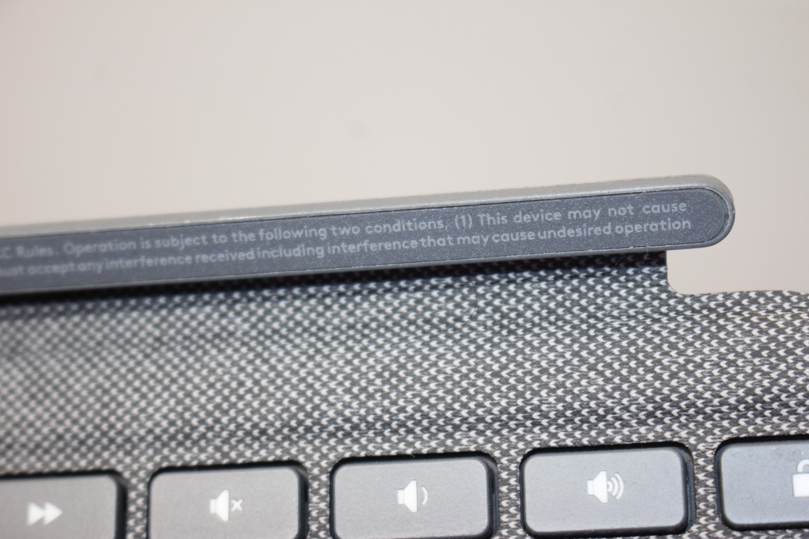Logitech Combo Touch YU0048 for iPad Backlit PN 820-009838 KEYBOARD ONLY!!