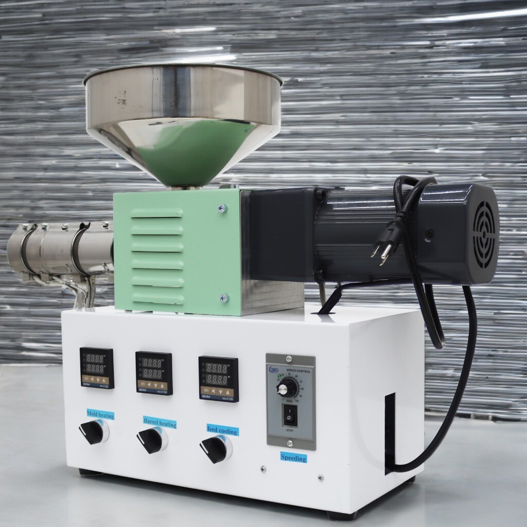 Single Screw Extruder Plastic Injecting Molding Mchine Speed 0-25 r/min 110V New