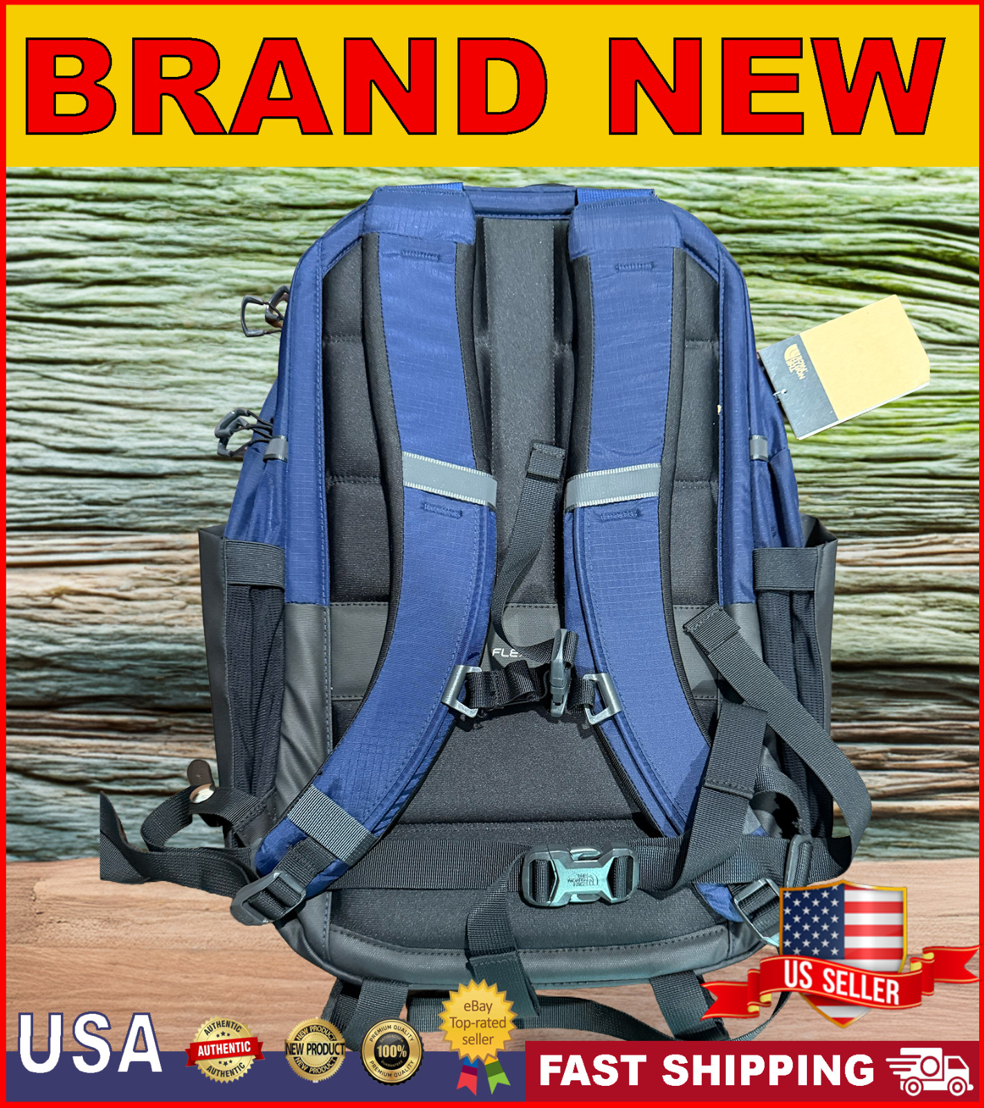 The North Face Surge Backpack, One Size, Tnf Navy/Tnf Black | Brand NEW