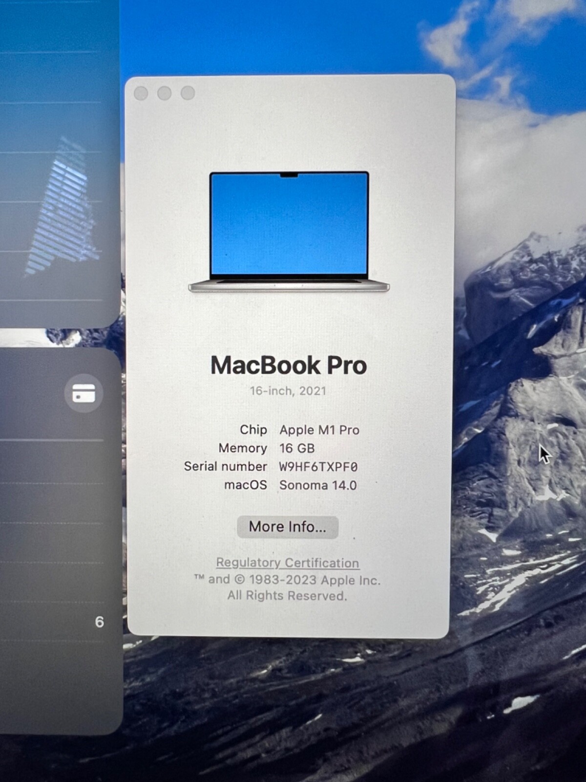 Apple MacBook Pro 16″ (1TB SSD, M1 Pro, 16GB) Laptop – Silver – MK1F3LL/A…