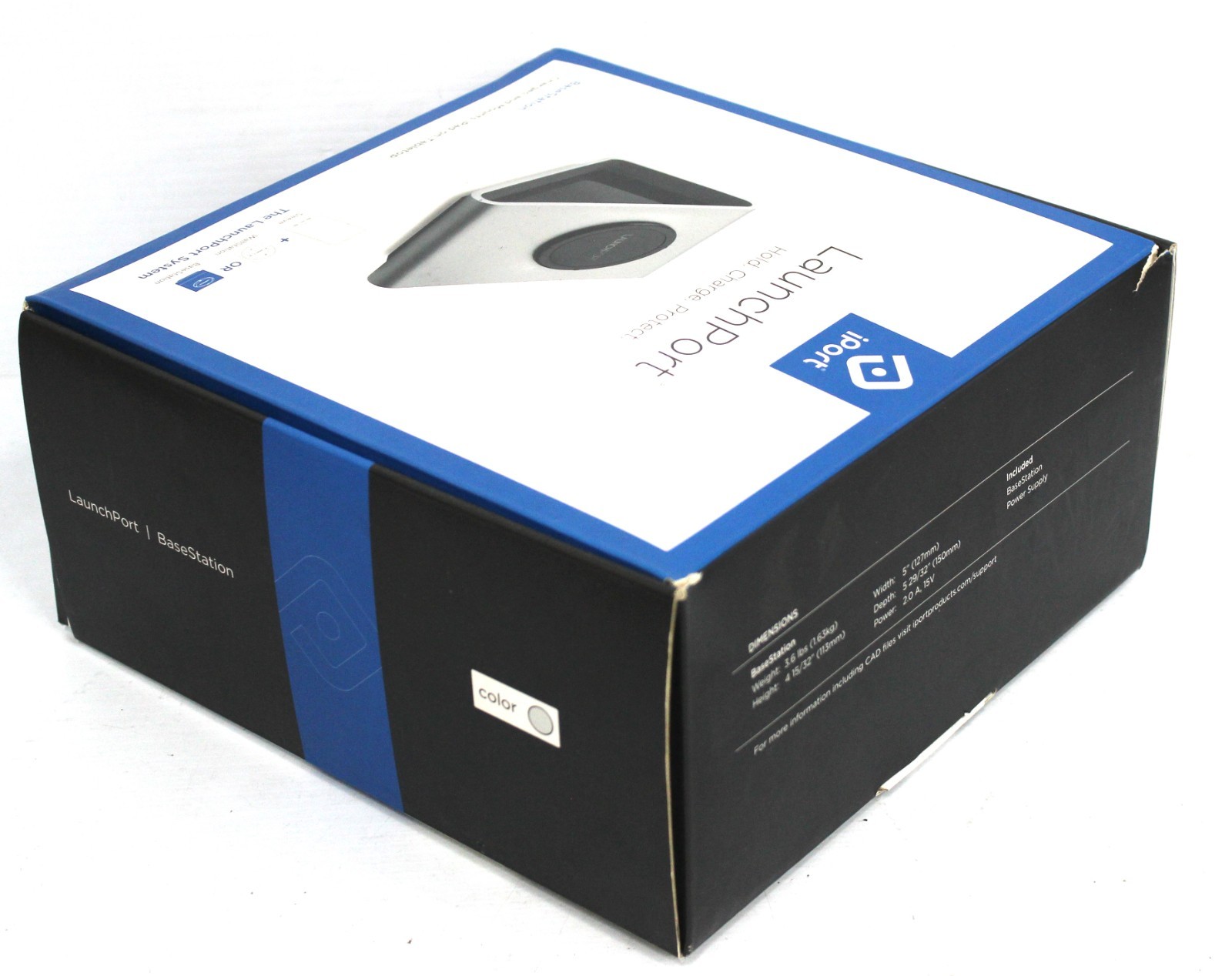 iPort Grey LaunchPort BaseStation Mounts & Charges iPad via Inductive Charging
