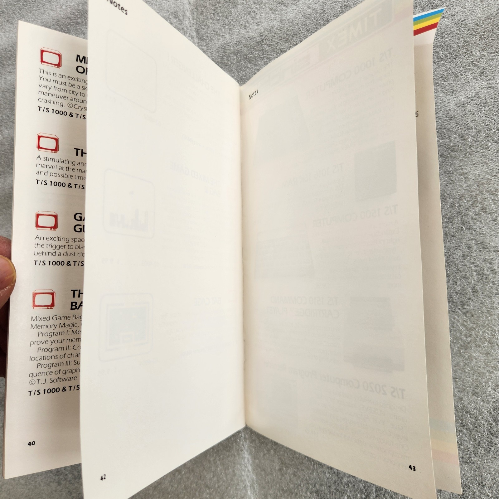 Timex Sinclair 1983 Computer Software Catalog. Winter Issue. Clean Condition