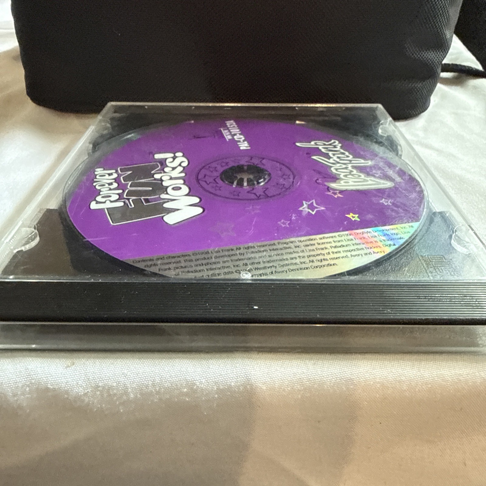 Vintage Lisa Frank Forever Fun Works CD-ROM PC Windows 95/98 RARE PAL-CD-10152A