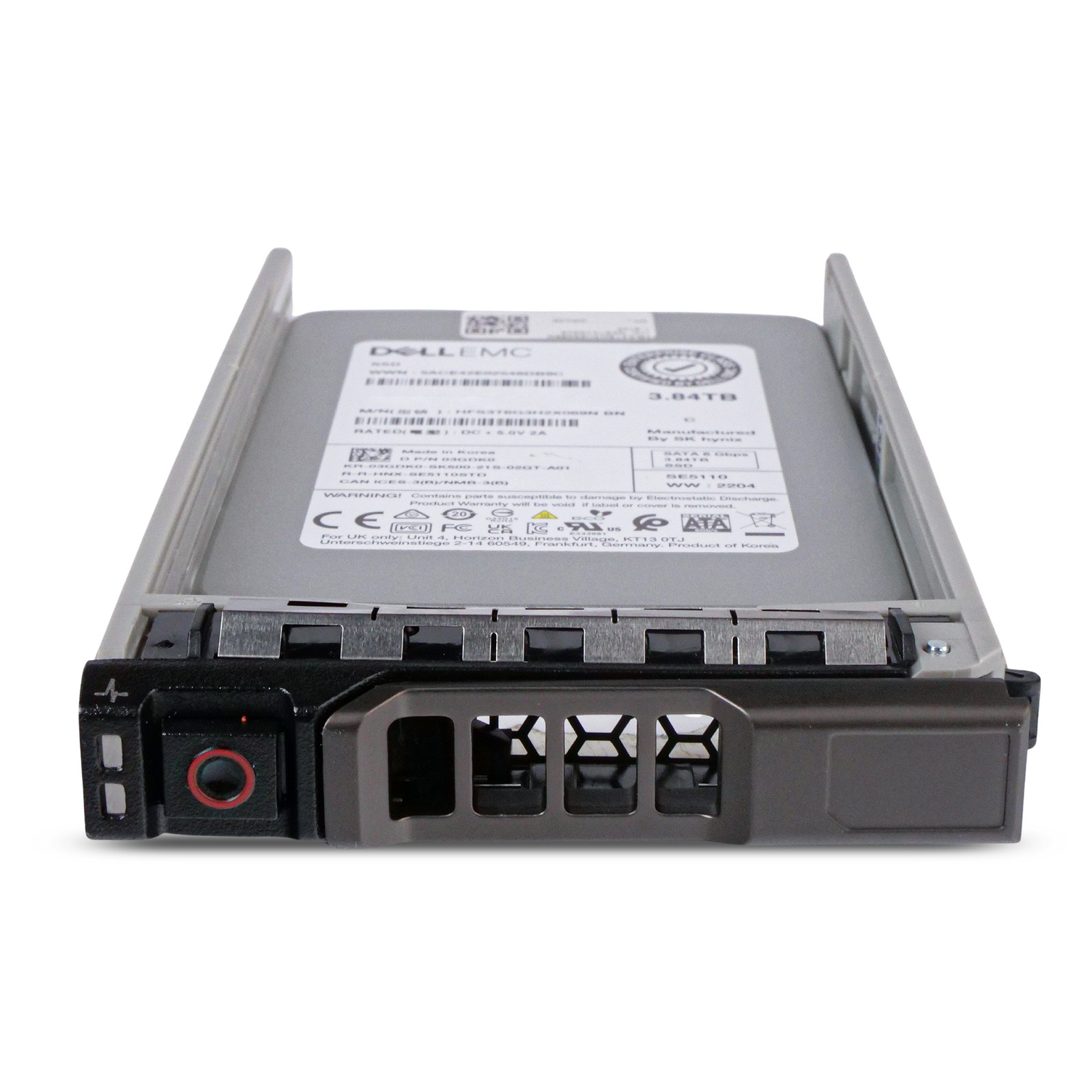 Dell 3.84TB SATA 6Gb/s 3D TLC 1 DWPD 2.5″ Read Intensive SSD 0FYP5F G13