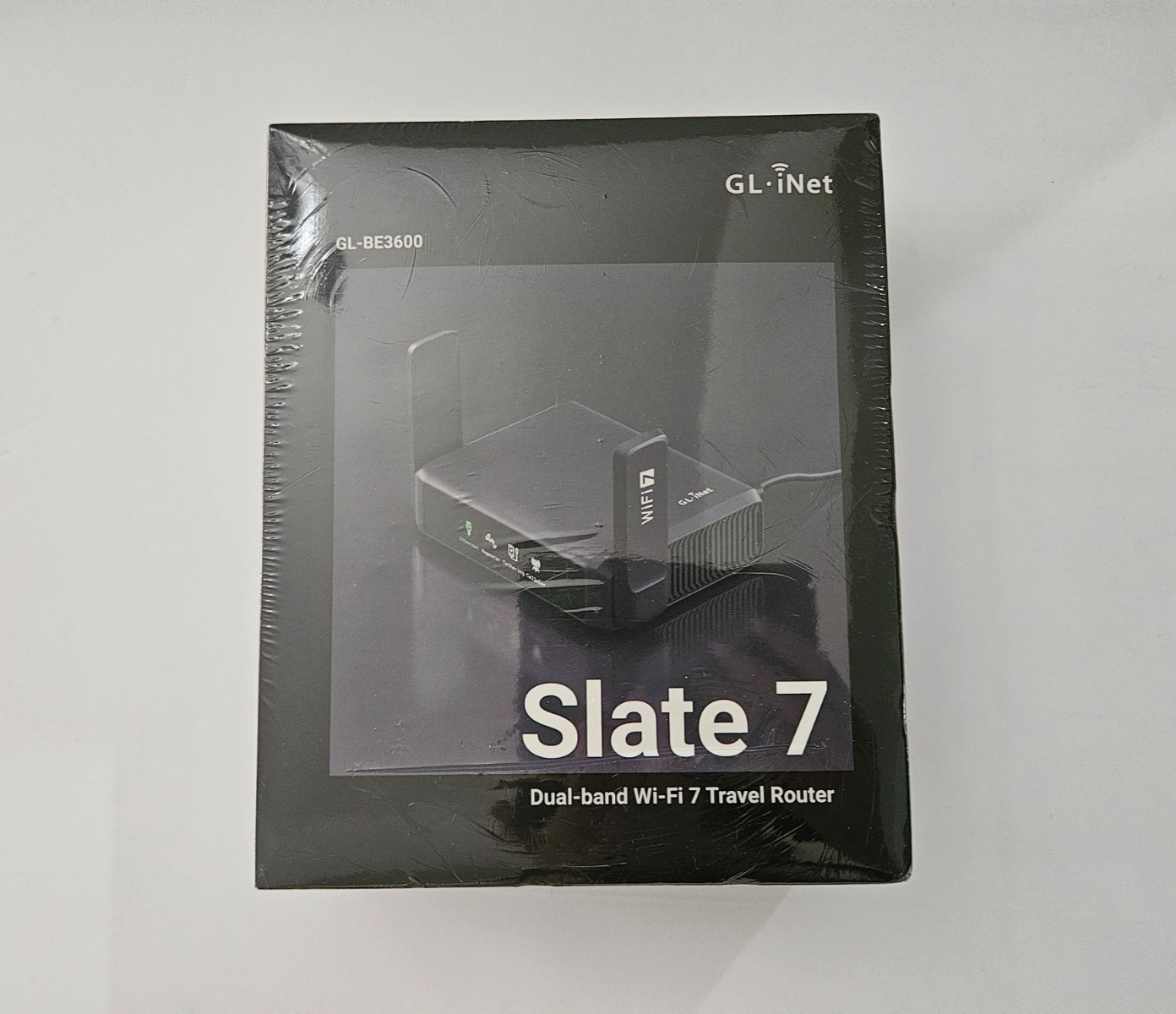 Gl.Inet GL-BE3600 (Slate 7) Portable Travel Router, Pocket Dual-Band Wi-Fi 7, 2.
