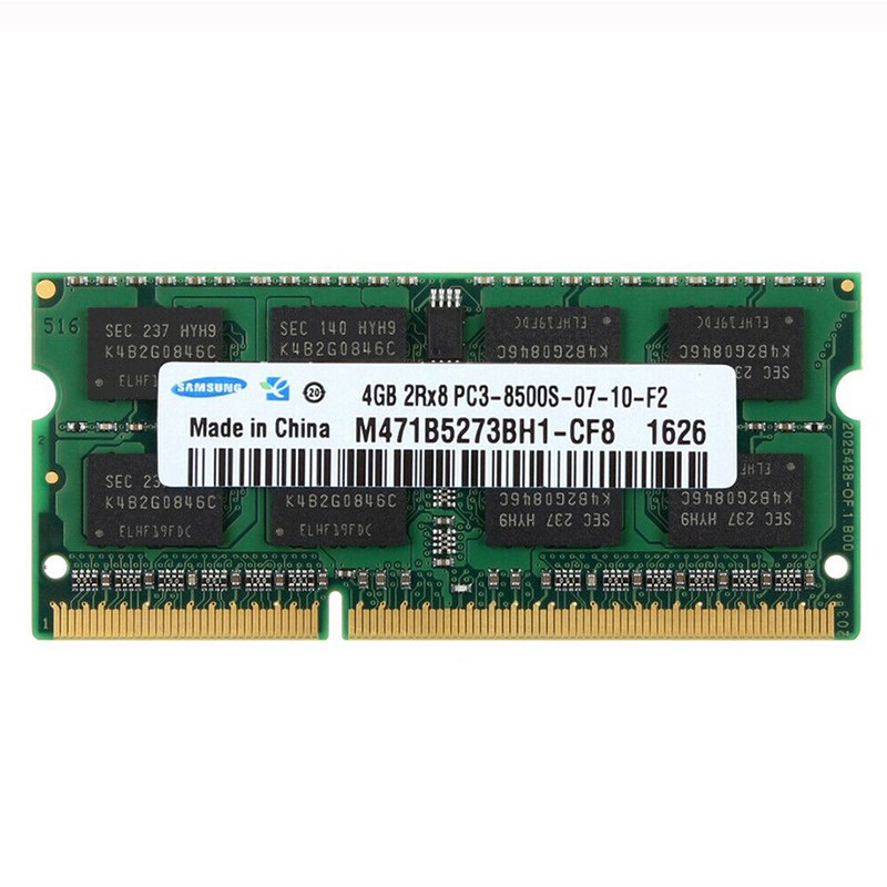 Samsung 4GB 8GB 16GB DDR3/3L 1066 1333 1600 1866 MHz 204-PIN Laptop SO-DIMM Ram