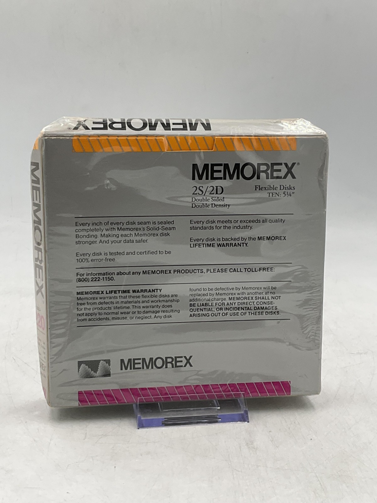 Vintage Memorex User Manual 2S/2D 5 1/4″ Flexible Disks
