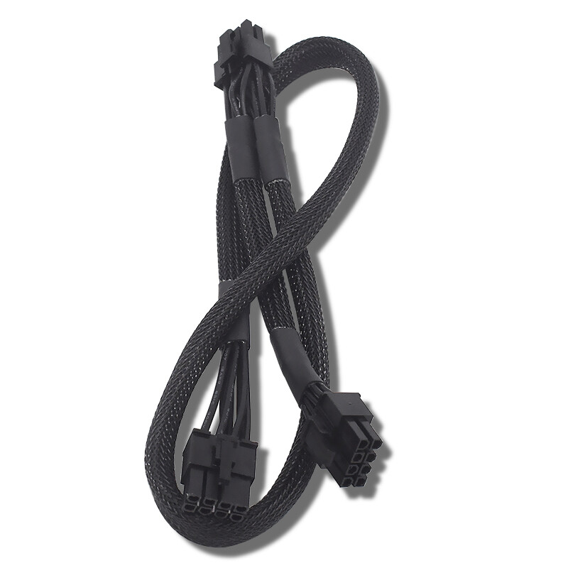 For EVGA Supernova NEX750B 8Pin To Dual 8Pin (6+2 ) PCIe VGA Power Supply Cable