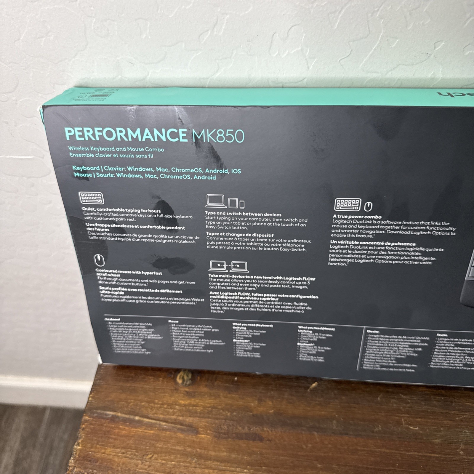 MK850 Performance Wireless Keyboard and Mouse Combo for Windows, One Size