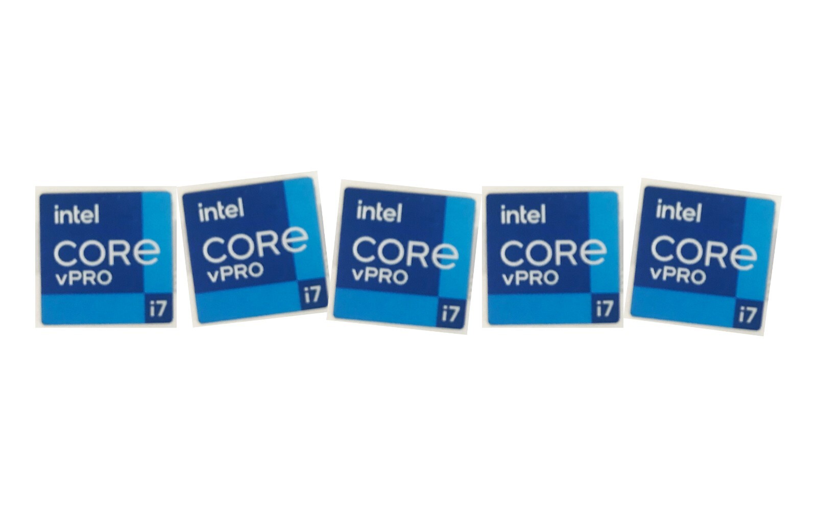 5 PCS CORE i7 vPRO 11th GEN Skylake Sticker Logo Decal 18mm x 18mm generation