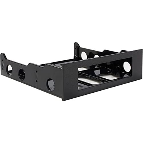 3.5in to 5.25in Front Bay Mounting Bracket for Desktop PC Black