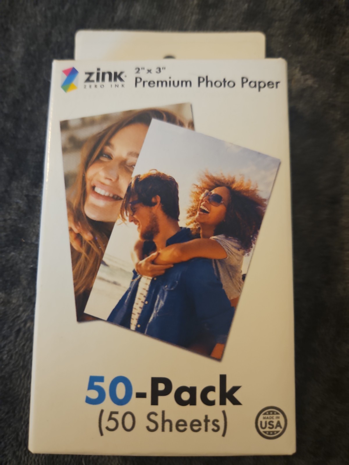Zink 2″x3″ Premium Photo Paper (50 Pack) Compatible with Polaroid Snap & More