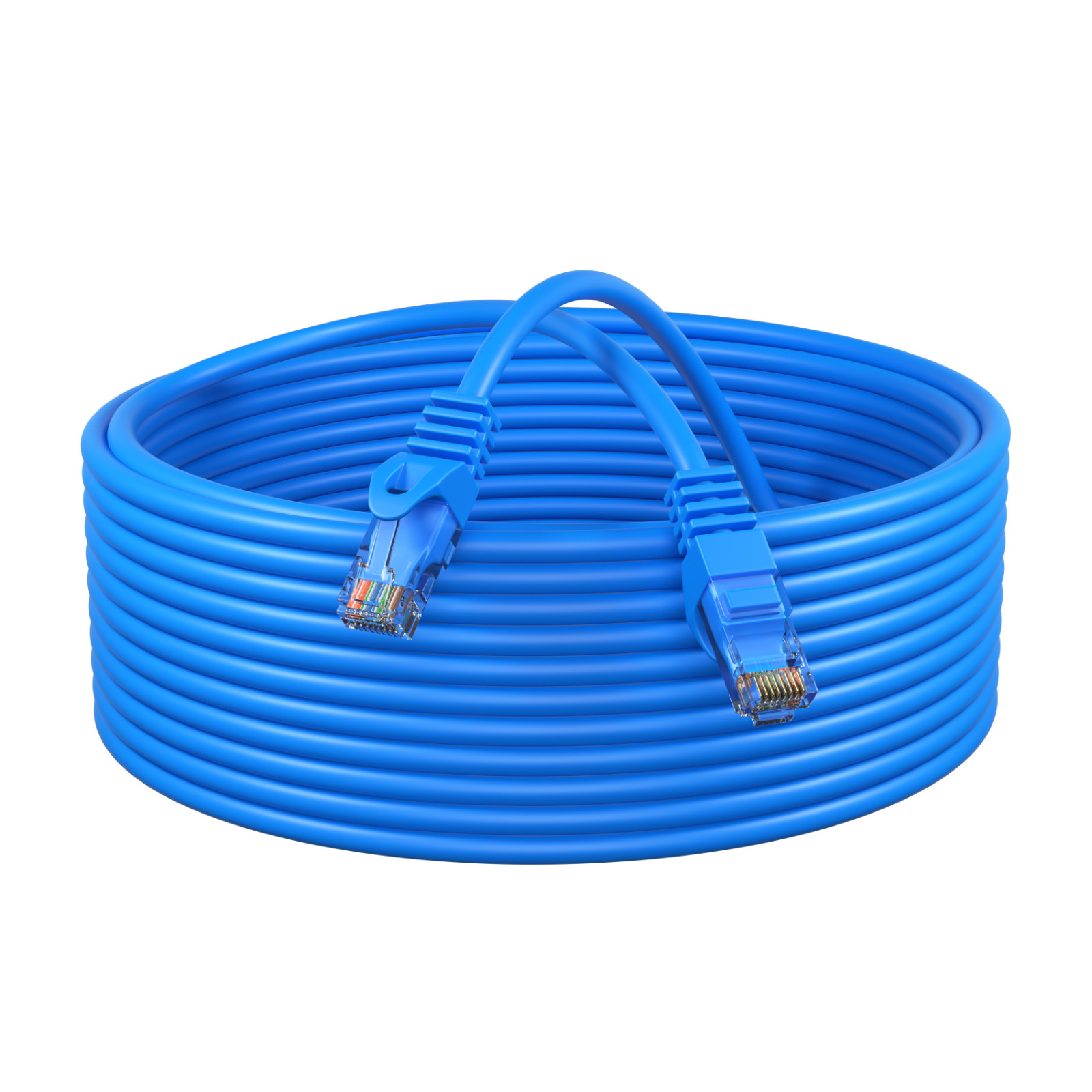 Cat6 Blue Patch Cord Network Cable Ethernet LAN RJ45 UTP 25FT- 200FT Multi LOT