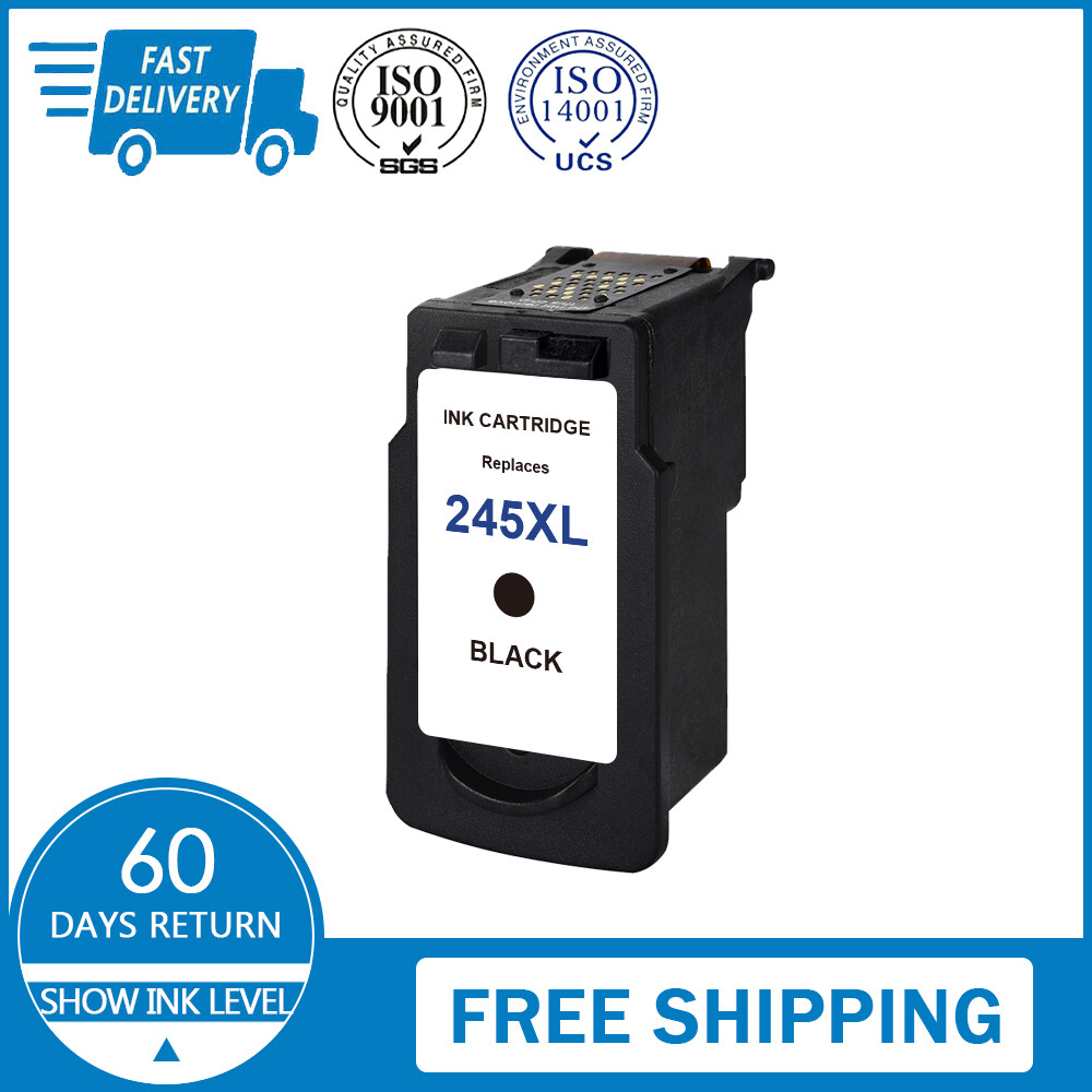 1 PG-245XL 245XL Black Ink Cartridge For Canon PIXMA iP2820 MG2420 MG2520 MX490