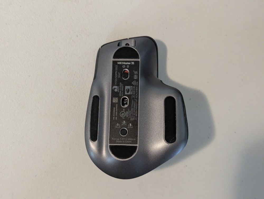 Logitech MX Master 3S Wireless & Bluetooth Mouse with Bolt Receiver – Graphite