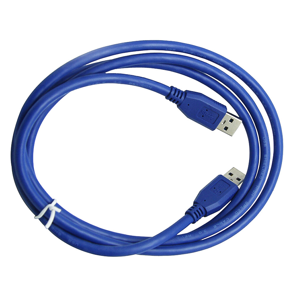 USB 3.0 Type A Male to Type A Male USB 3.0 Cable for Data Transfer Data Sync 1ft