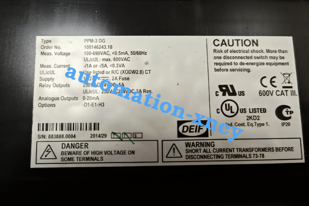 1-Piece DEIF Controller PMM-3D Fast Shipping #DHL or FedEx –