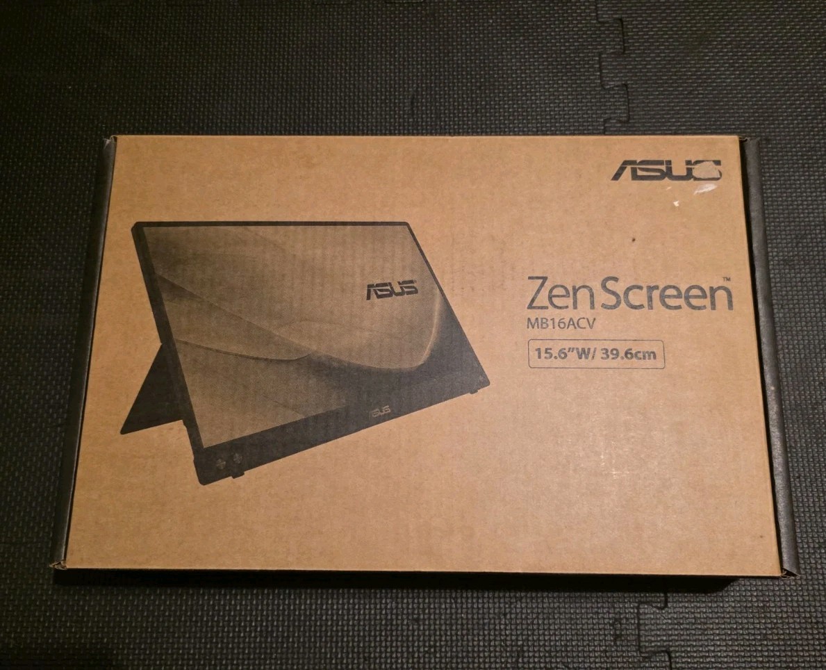ASUS ZenScreen MB16ACV 15.6in FHD IPS USB-C Portable Ultra Slim Anti-Glare