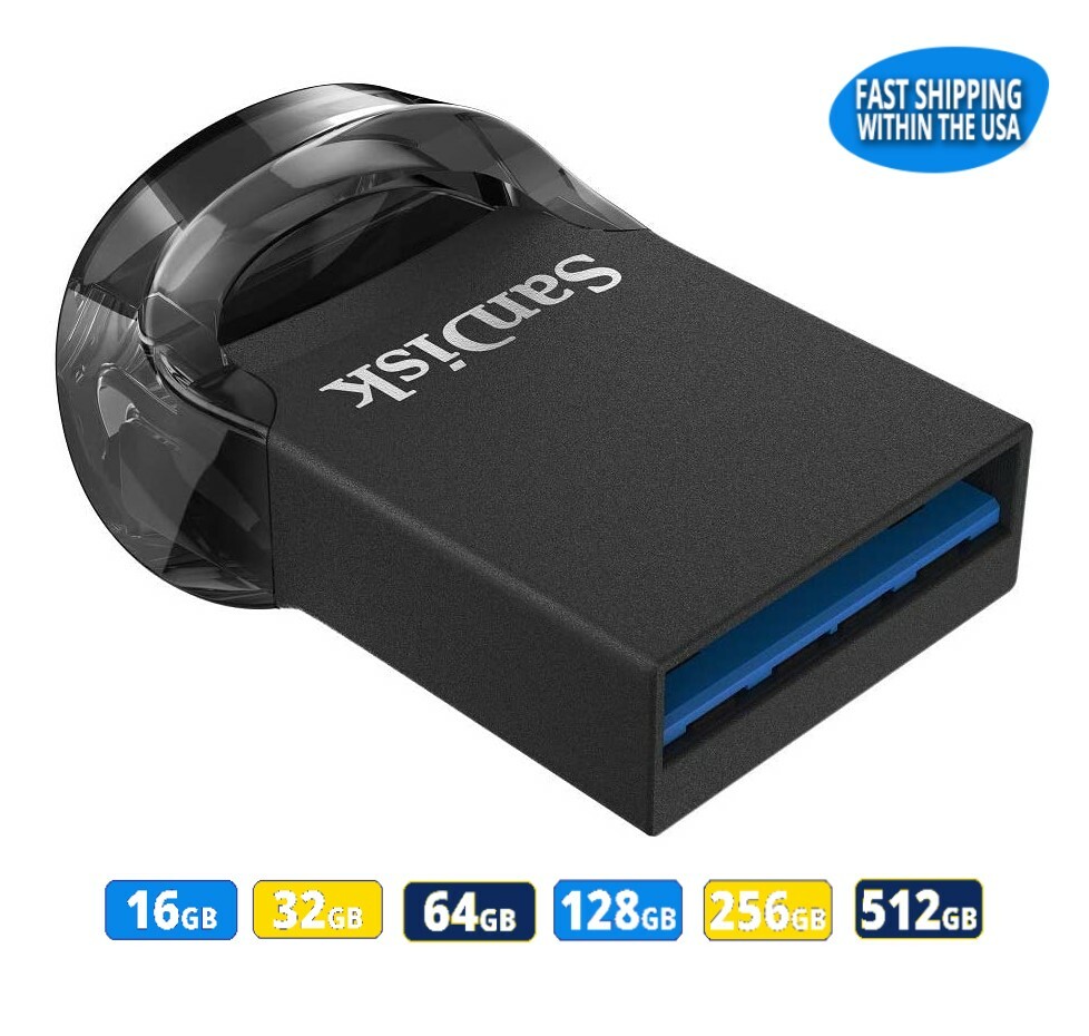 Sandisk Ultra Fit USB 3.1 Flash Drive 16GB 32GB 64GB 128GB 256G 512GB Memory lot