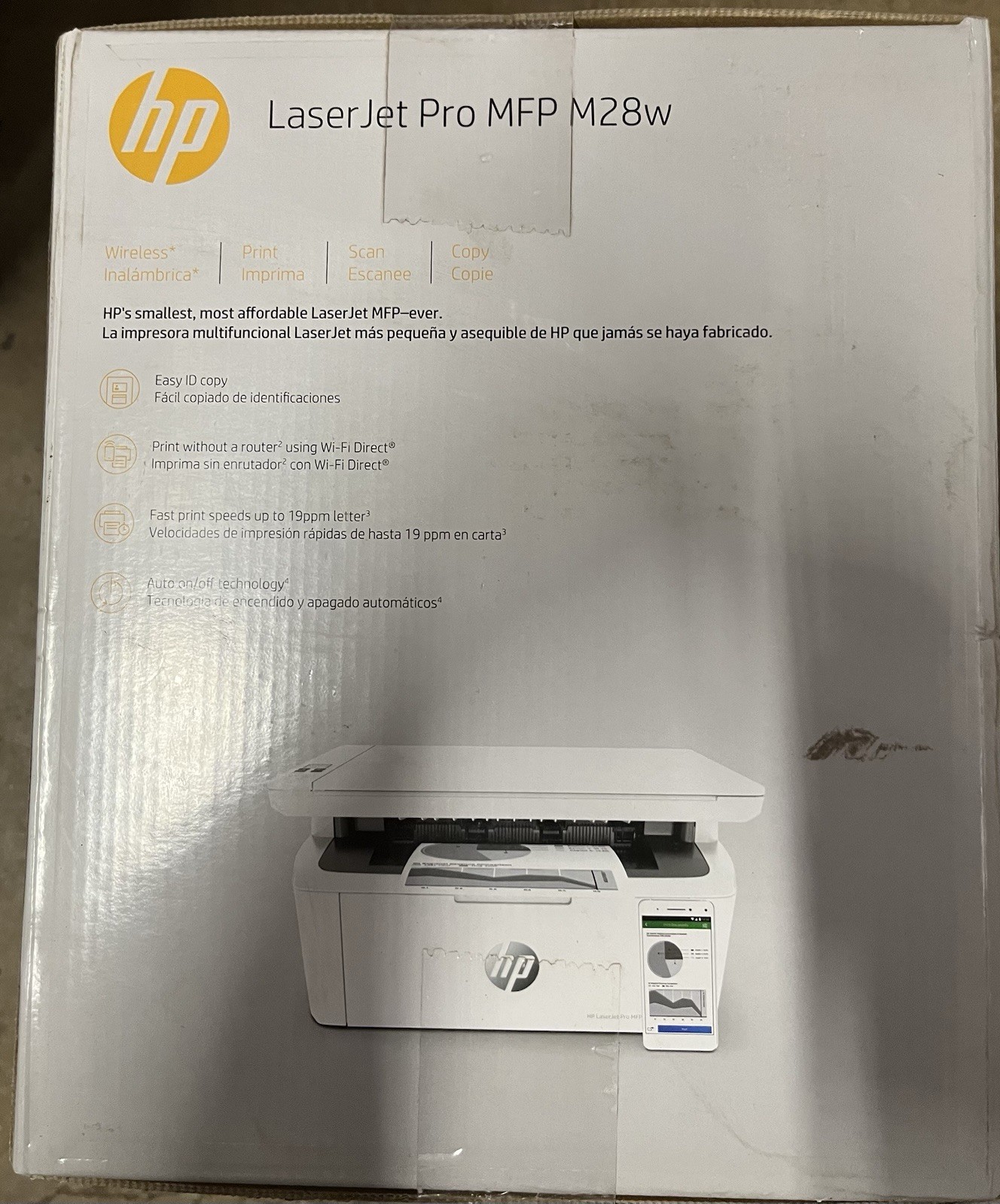 HP LaserJet Pro MFP M28w W2G55A All-in-One Printer Brand New & Factory Sealed