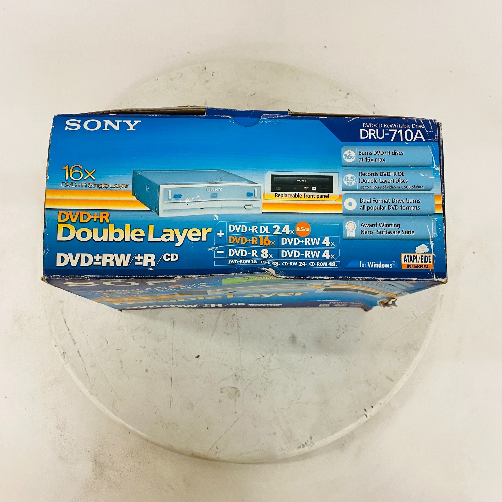 Sony DRU-710A Internal DVD/CD-RW Double Layer IDE ATAPI Drive Black Bezel – New