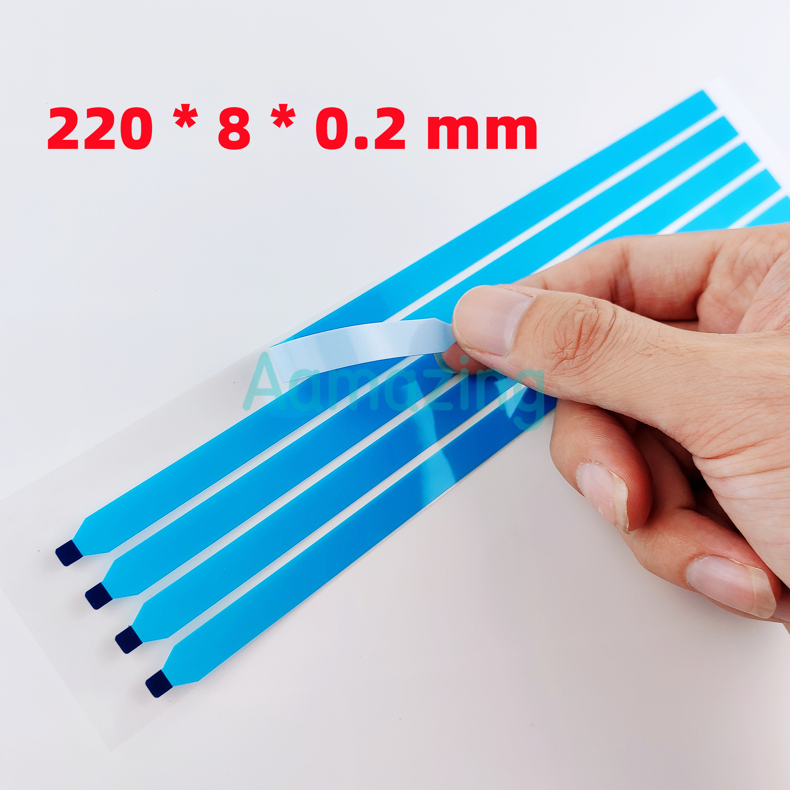 Set of 5 Pull tabs Stretch Release Adhesive Strips for 17″ LCD Screen with Tabs